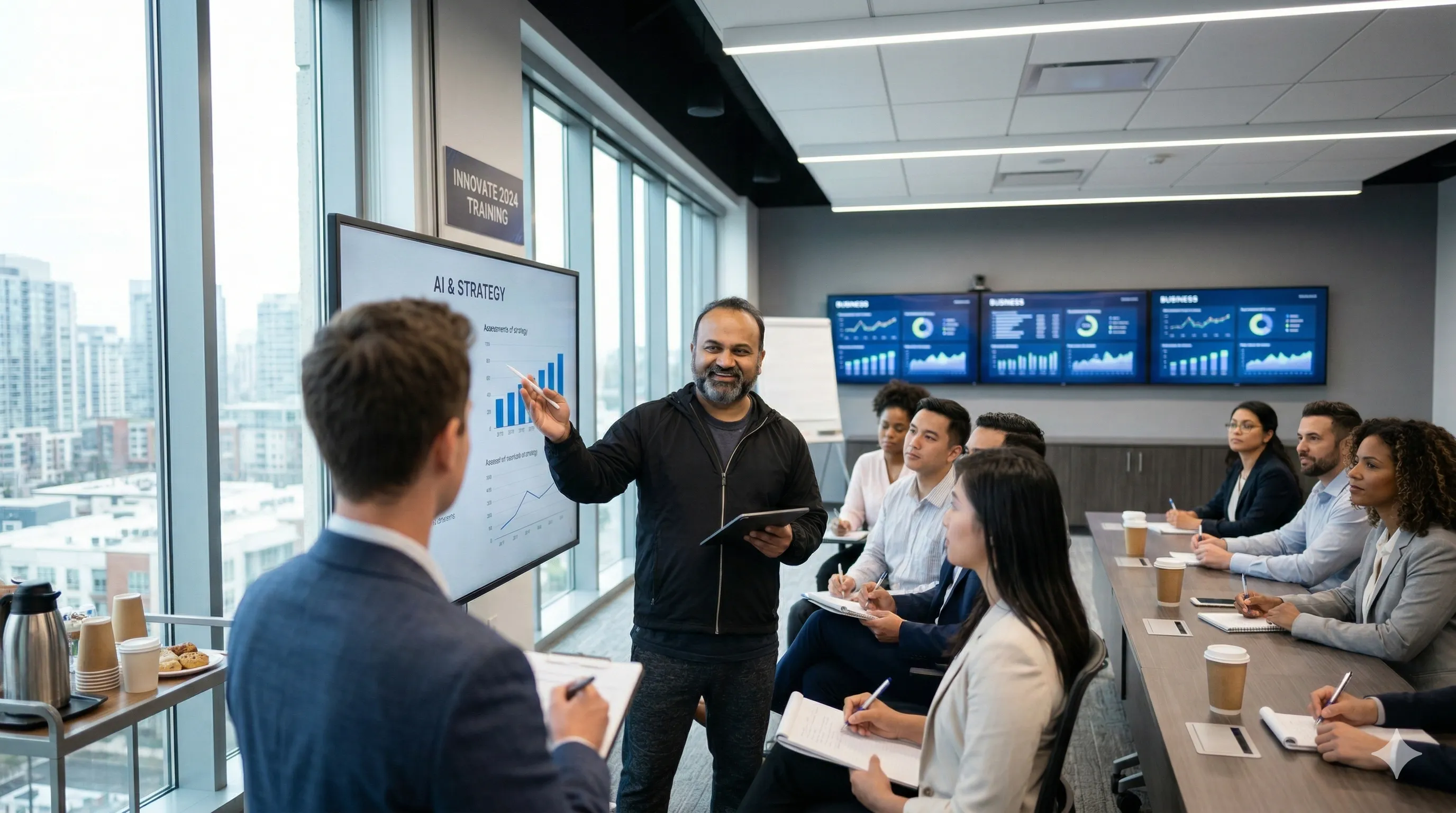Kamran Qamar training a practice team